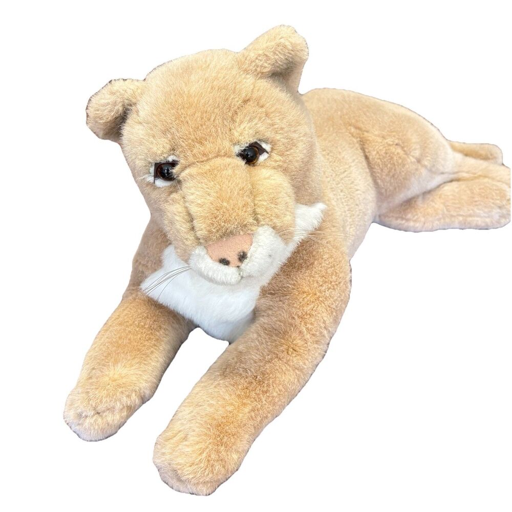 Chrisha Playful Plush 20" Big Cat Mountain Lion Cougar 1988